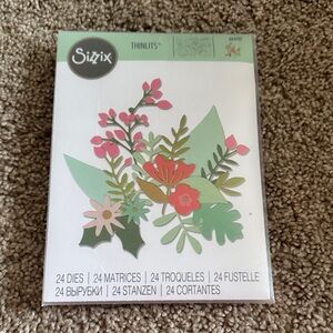 Sizzix Floral Abundance Thinlits Die Set